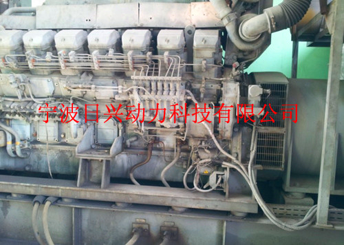 三菱R16柴油發(fā)動(dòng)機(jī)后部裝置的檢測(cè)、修理